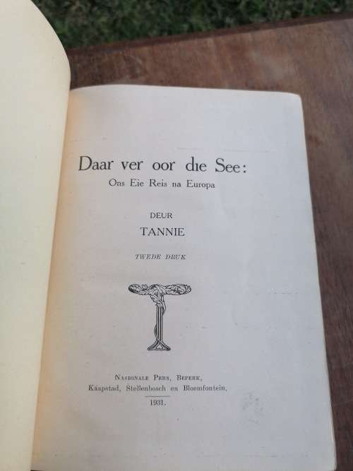 daar ver oor die see deur `tannie` 1931