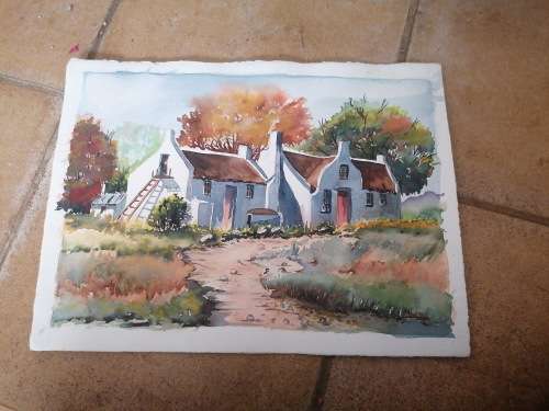 Original M Human Watercolour Painting