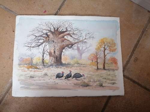 Original M Human Watercolour Painting