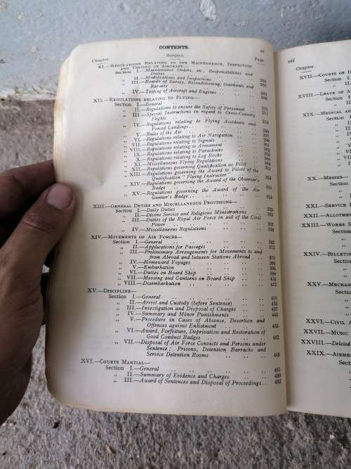 WW11 .KINGS RUGULATIONS AND AIR COUNCIL INSTRUCTIONS FOR THE ROYAL AIR FORCE. 1940