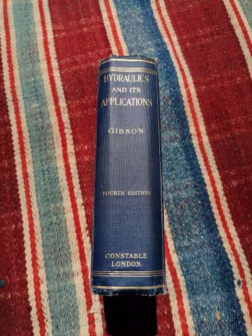 Hydraulics and its applications by gibson 1942