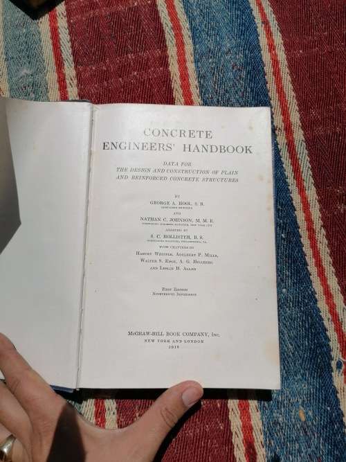 Concrete engineers handbook by hool and Johnson 1918