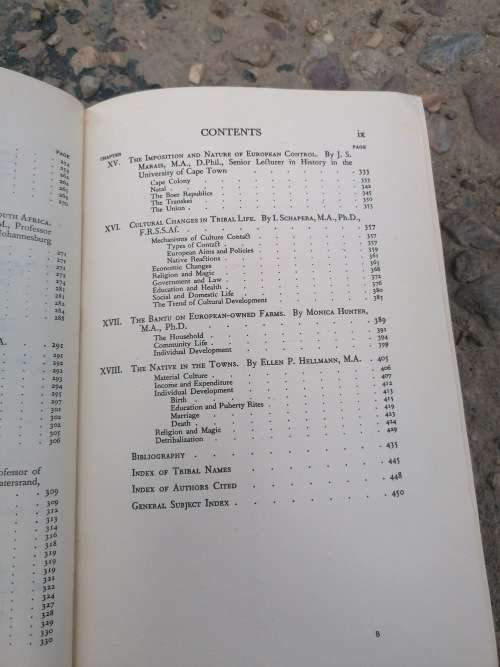 Bantu-Speaking Tribes of South Africa, An Ethnographical Survey Schapera, I. Published by Maskew Mil