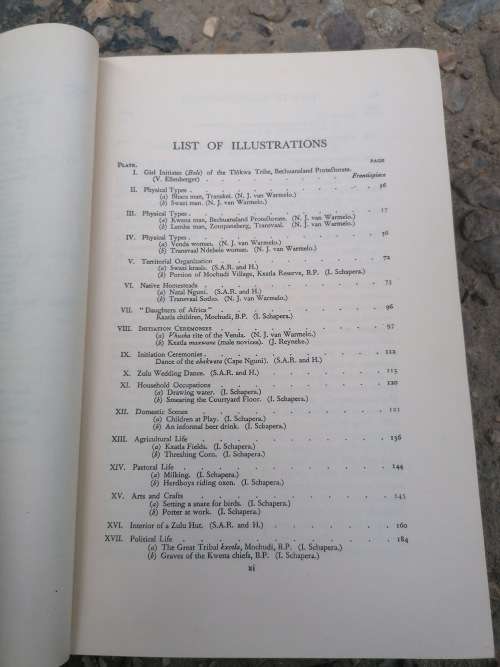 Bantu-Speaking Tribes of South Africa, An Ethnographical Survey Schapera, I. Published by Maskew Mil