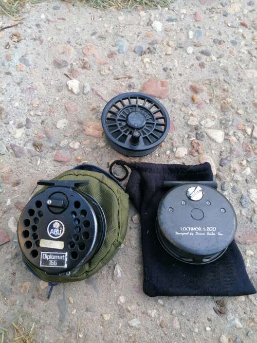 fly fishing reels. Condition as per picture