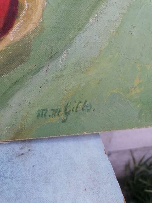 Old painting by mm gibbs