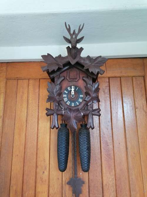 Vintage 1950`s Schatz Cuckoo Clock 8-Day