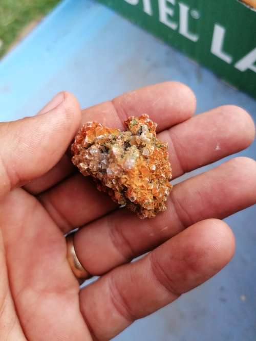 Vanadinite Calcite Crystals