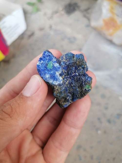 AZURITE SEMI CRYSTALLINE