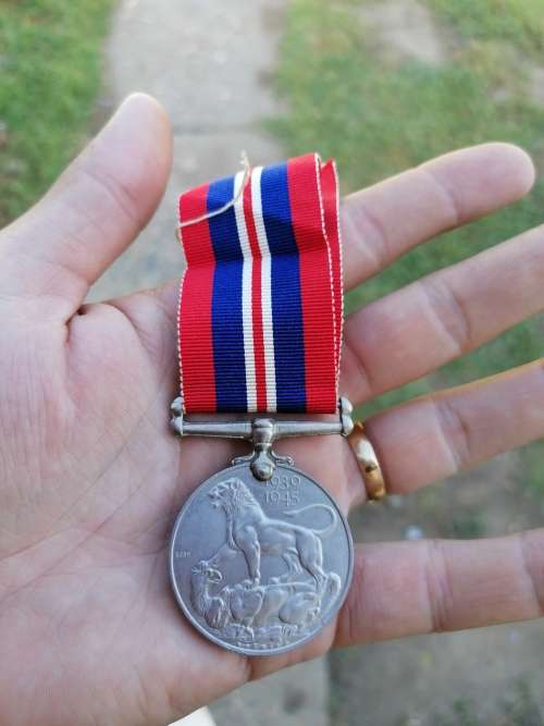 1939-1945 Medal Belonged to 111131 D. J STEYN