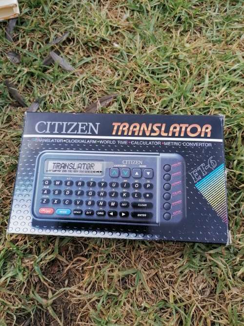 Vintage Citizen Watch Co. Et-6 Translator  Like new