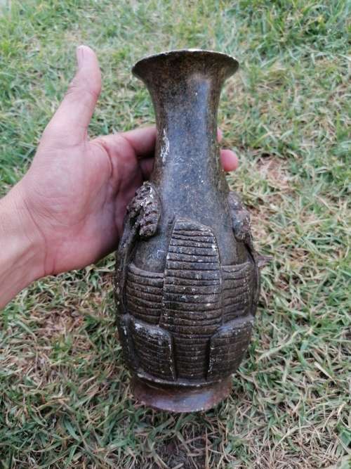 Vintage zimbabwe stone vase