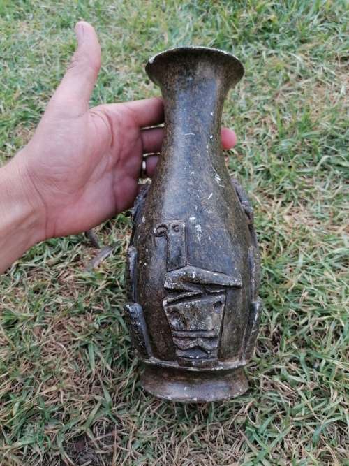 Vintage zimbabwe stone vase