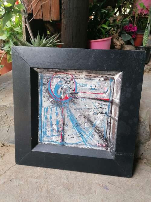 Lovely framed art work by Wilma