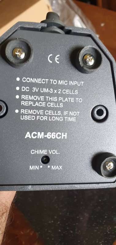 Ahuja ACM-66CH Paging Microphone with MULTI Tone Chime