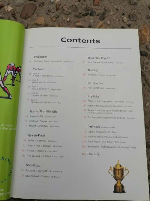 The Complete Book Of The Rugby World Cup. 1999.