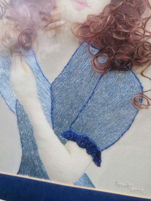 Lovely framed handmade art