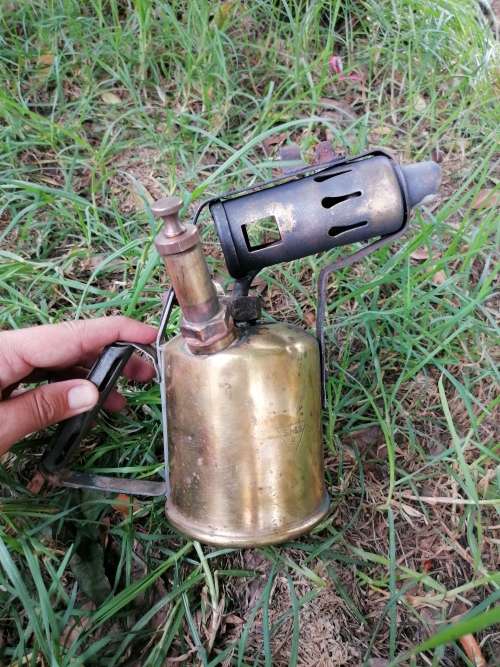Vintage Samuel Heath blow lamp, untested