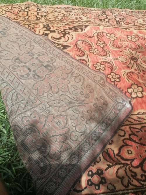 Antique Silk Carpet Coat Hanger