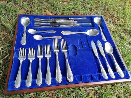 Old cutlery set, not complete
