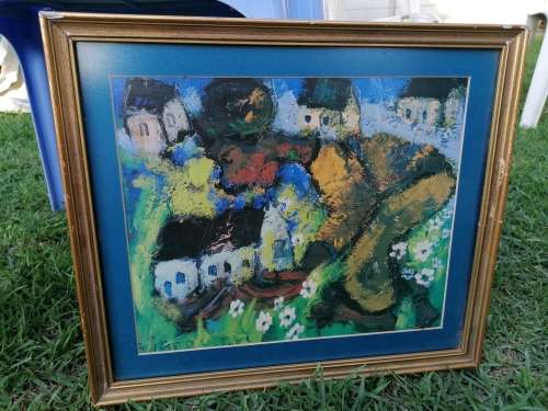 Lovely framed claurhout print