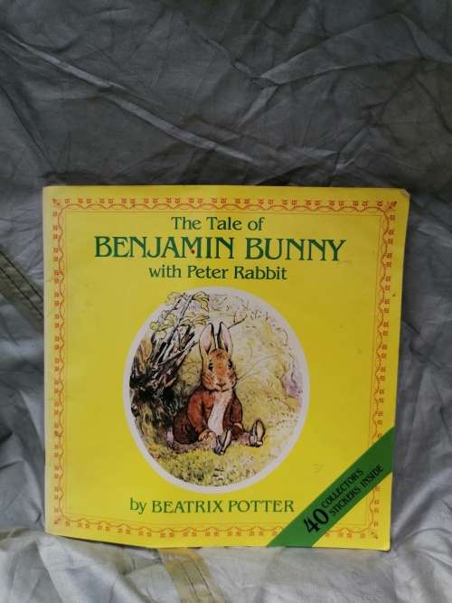 the tales of benjamin bunny with Peter rabbit 1994, stickers used