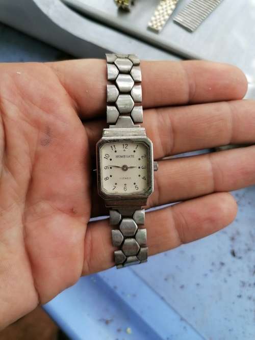 Vintage HOMEGATE 17 JEWELS WATCH. WORKING