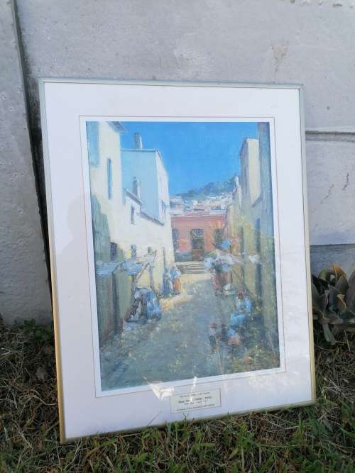 Framed limited edition 863/1000 Hugo Naude print