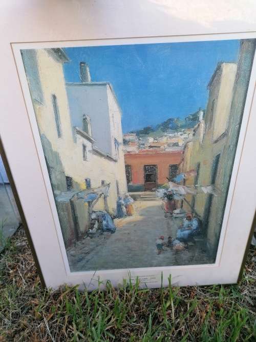 Framed limited edition 863/1000 Hugo Naude print