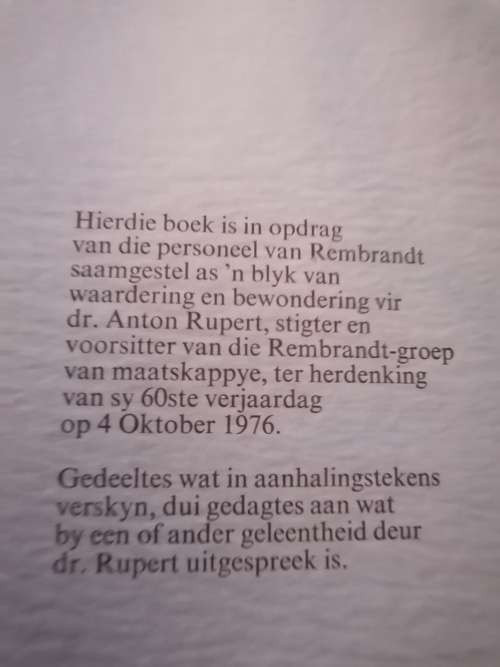 Gehalte Bo Alles: Die Verhaal Van Rembrandt