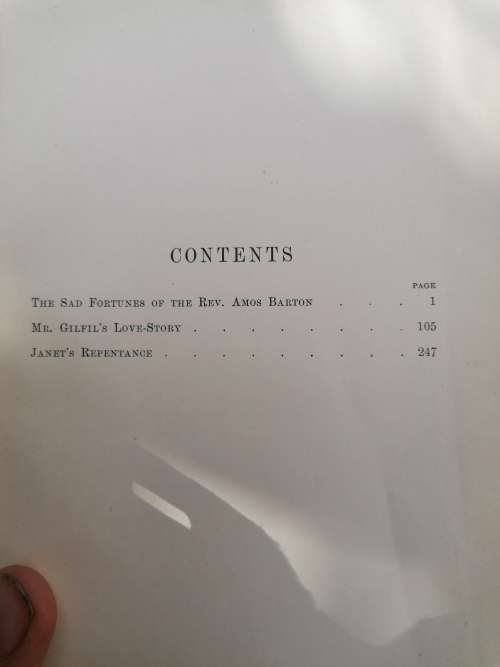 Scenes of clerical life by George Eliot 1906