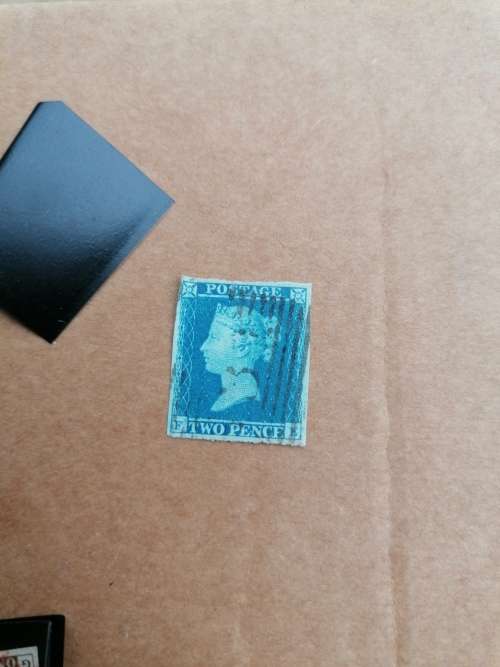 Victorian two pence stamp