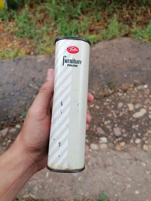 Vintage Fuller Brush Co. Furniture Polish Advertising Tin
