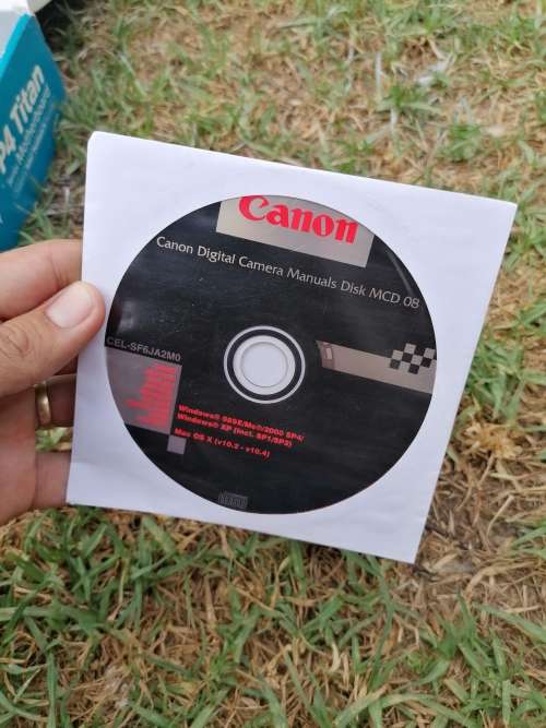 Canon digital camera manuals disk MCD08