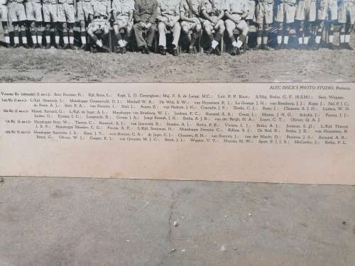REGIMENT SUID-WESTELIKE(1STE JAAR) OPLEIDINGS DEPOT POTCHEFSTROOM 1949