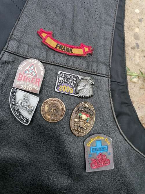 Leather bikers jacket. Condition as per picture. Size XL