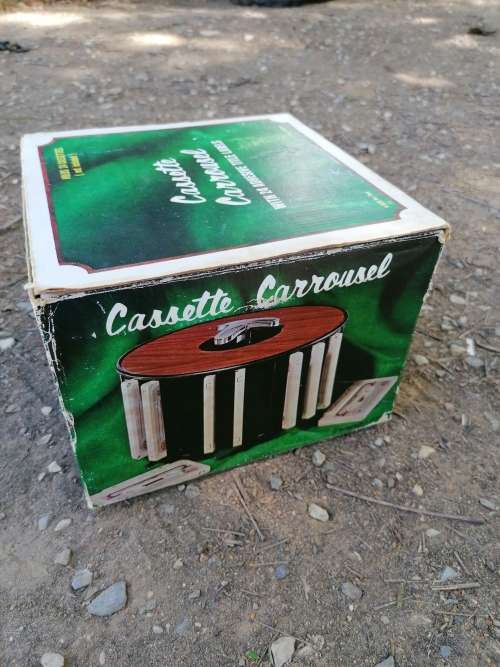 Vintage NIB Cassette Carousel  Tape Holder