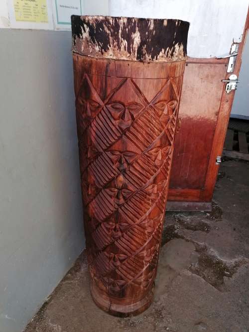 Large african musical drum with pack space. Self collect or own courier Robertson western cape