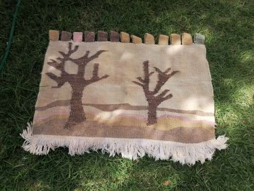 Vintage tapestry rug