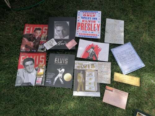 Elvis presley memrobilia replicas lot