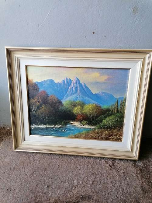 Stunning Louis Meyer 1977 painting