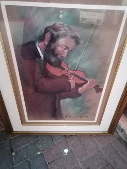 Stunning Large Freda van der merwe pastel painting