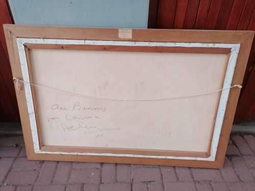 Massive original JL FOURIE painting. Frame 136cm x 90cm without 119cm x 75cm