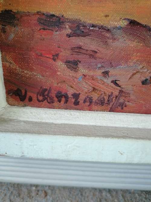 Rare find and valuable painting by well-known Brian Bradshaw (1923-2016)