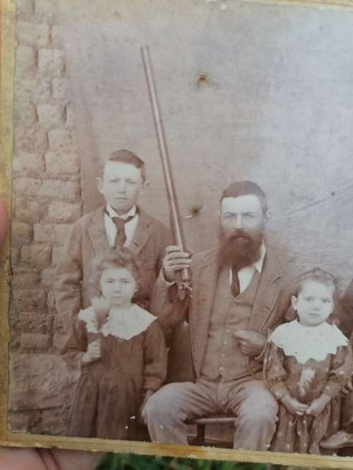 Antique Boer war period photo