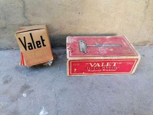Rare find in box a Valet Auto Strop 99 Safety Razor + new in box  valet strop