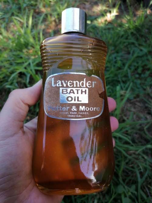 Vintage Potter&moore lavender bath oil