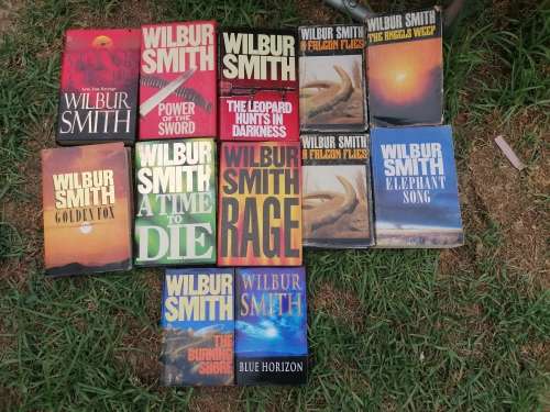 Wilbur Smith book lot