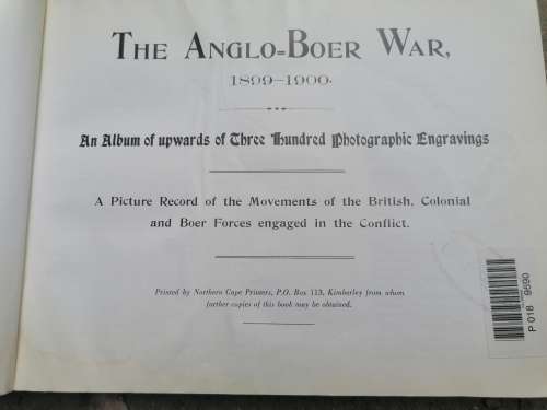 The Boer war 1899-1900 collectors book from library