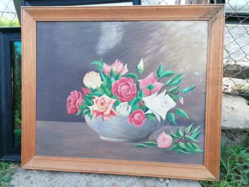 Framed painting